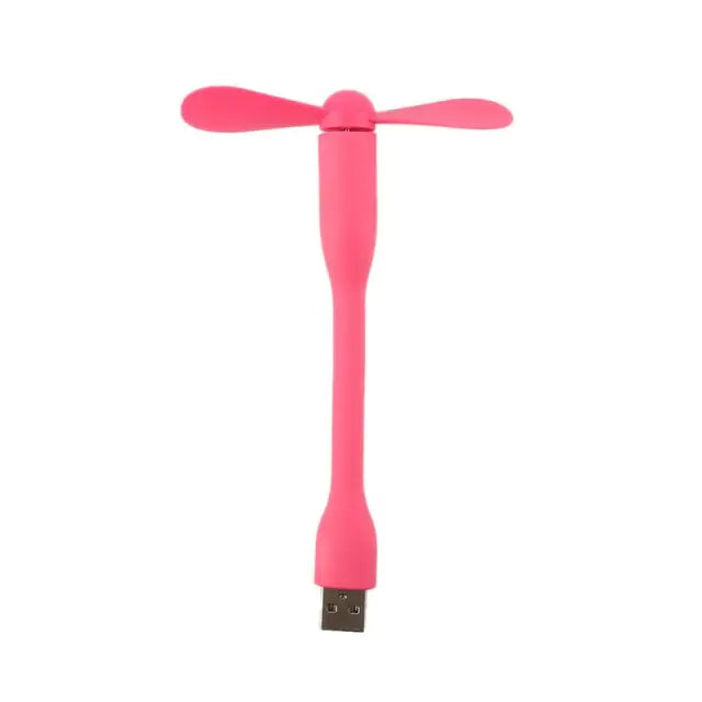 Mini USB Fan Flexible Bendable Fan For Power Bank Laptop