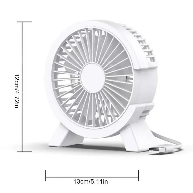 Electric Fan Portable Cooling for Laptops Silent Usb Fan for Home